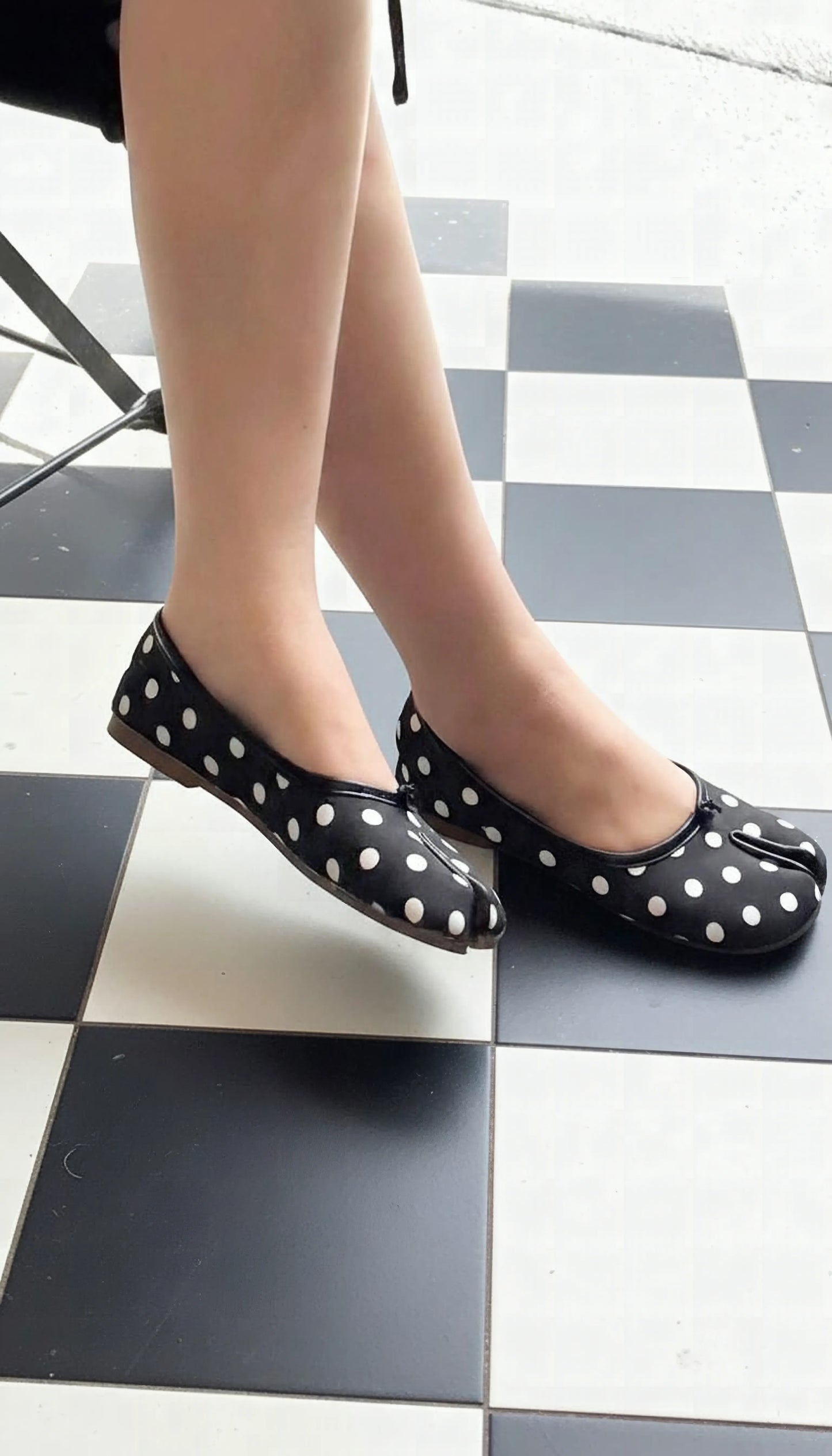 La silhouette split-toe  🖤🤍